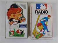 Vtg MLB Oreoles Figural Transistor Radio in Box