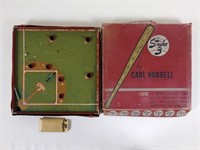 Vtg 1940's Carl Hubbell Strike 3 Baseball Game