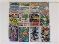 25pc Golden-Bronze Age IND Comic Lot