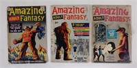 3pc Silver Age Amazing Fantasy Comic Book Lot