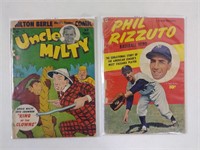 Golden Age Phil Rizzuto & Uncle Milty #1 Comics