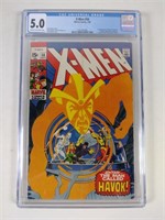 CGC 5.0 X-Men #58 Comic-1st Havok in Costume