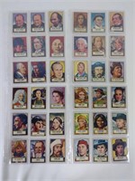 36pc 1952 Topps R714-16 Look-N-See Card Lot