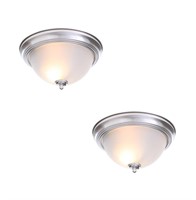 Commercial Electric 13” Flushmount 2-Pack