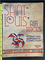 1937 St Louis air races program