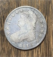 1818 Capped Bust Silver Half Dollar