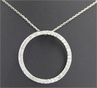 Brilliant 1.00 ct Circle of Life Diamond Necklace