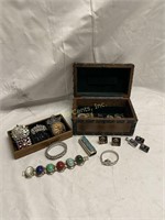 Jewelry Box With Misc. Jewelry