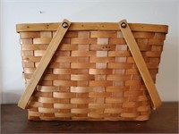 SPLIT OAK PICNIC BASKET