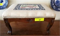 NEEDLE POINT STOOL