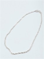 Sterling Silver Anklet, 9.5", Approx. value $60.00