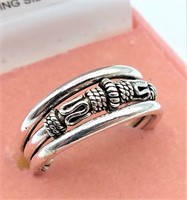 Sterling Silver "Romanesque" Style Ring,