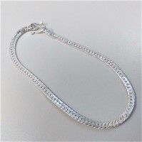 Sterling Silver Anklet, Approx value $60.00
