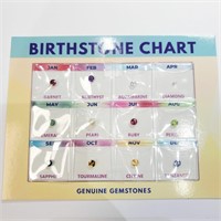Birthstone Chart, Approx value $300