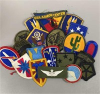 20 Miscellaneous Vintage Military Patches