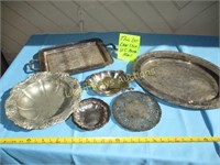 6pc Vintage Silver Plate Service
