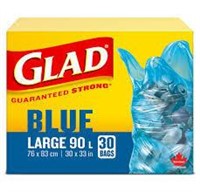 Glad Blue Large Bags 90L  24Bags