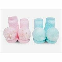 NWT WADDLE RATTLE SOCKS 2PK POM POMS