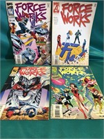 4- MARVEL COMICS FORCE WORKS DIRECT EDITIONS