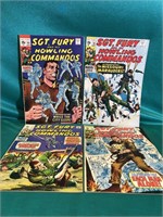 4- MARVEL COMICS SGT. FURY ISSUES 69,70,71 AND
