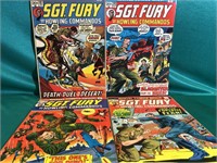 MARVEL COMICS SGT. FURY ISSUES 107,108,109 AND