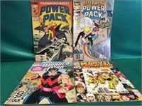 4- MARVEL COMICS LOT.  POWER PACK, MARVEL AGE A