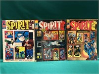 3- THE SPIRIT MAGAZINES BY WILL EISNER.  ISSUES