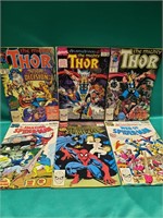 3 THE MIGHTY THOR MARVEL COMICS ISSUES 407,