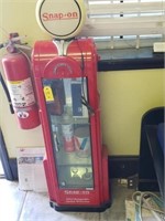 Retro Snap On Display Cabinet w/ Contents