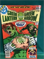 GREEN LANTERN AND GREEN ARROW COMIC ISSUE 110.
