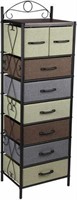 HOUSEHOLD ESSENTIALS 8044-1 8 DRAWER TOWER, 54"