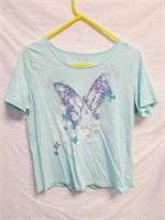 Butterfly T Shirt Youth LG