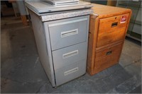 (2) file cabinets