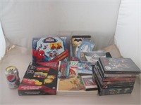 Jeux de société dont Jeu de cartes Asterix, DVDs