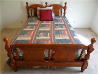 Maple Four Poster Bed - Full Size