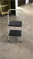 Folding step stool