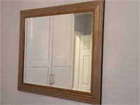 Framed Beveled  Mirror