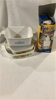 Pyrex and food chopper