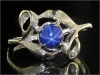 10kt Gold Natural Star Sapphire Antique Ring