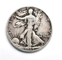 1939S Walking Liberty Half Dollar