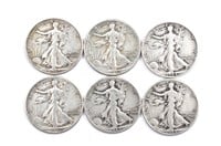 Silver Walking Liberty Dollars-10 coin collection
