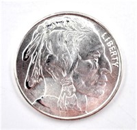 1 Troy Ounce .999 Silver Indian Head/Buffalo Coin