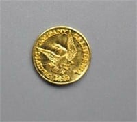 1849 Pacific Eagle Mini Gold Coin