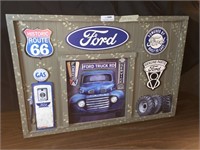 Ford Garage Gas Station Wooden Sign