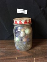 Ball Jar Full of Old Marbles