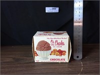 Vintage NOS St. Charles Chocolate Ice Cream Box