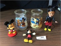 Lot of Vintage Disney Mickey Mouse Items