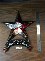 Street Rods Rule Metal Sign