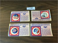 Lot of Political Buttons with Info Cards