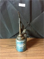 Vintage Rainbow Pump Oiler Oil Can